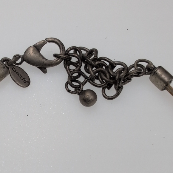 Chico's Silver Spiral Pendant Necklace - Picture 11 of 11